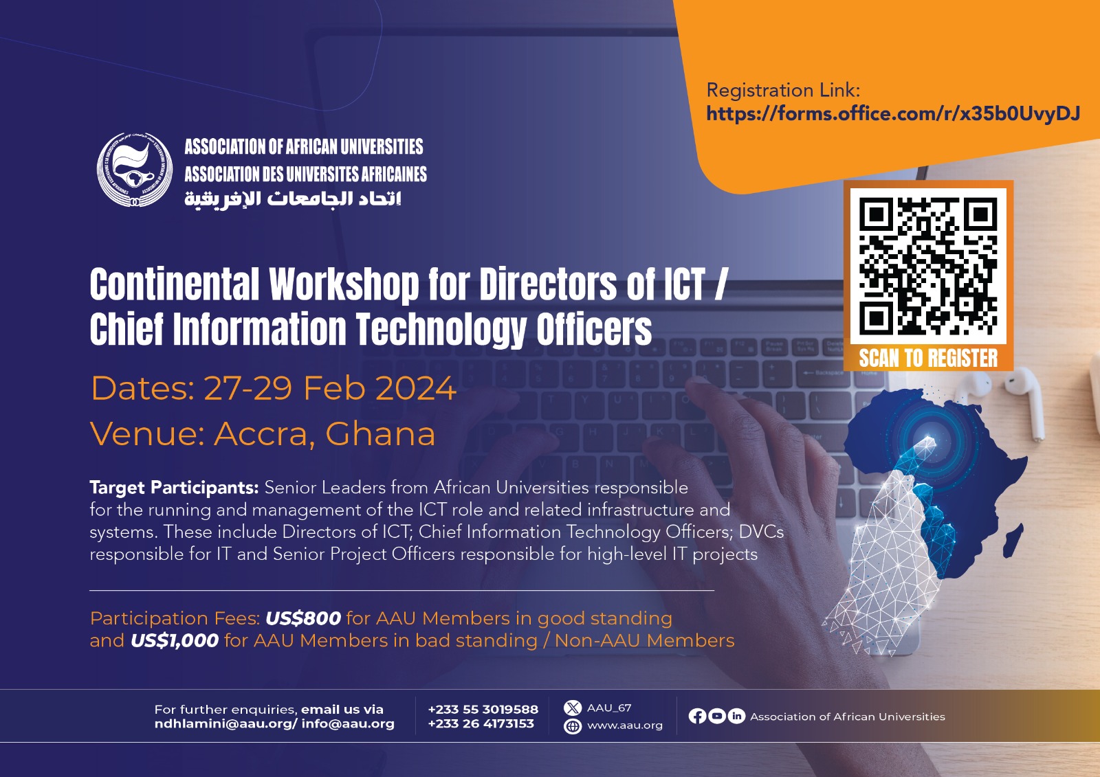 Continental Workshop For Directors Of ICT Chief Information   ICT Directors Workshop 